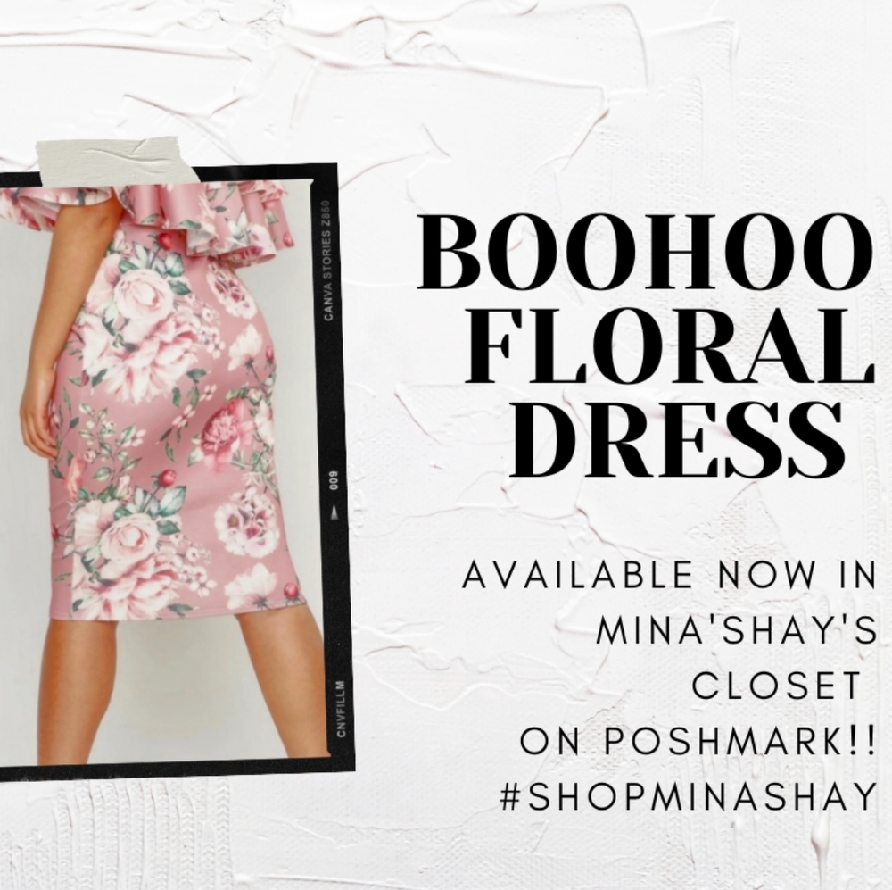 Boohoo floral dress